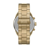 Diesel Spiked Black Dial Gold-Tone Stainless Steel Men's Watch | DZ4678