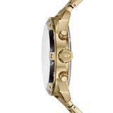 Diesel Spiked Black Dial Gold-Tone Stainless Steel Men's Watch | DZ4678