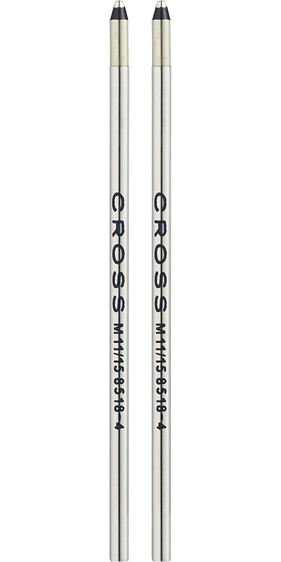 CROSS Mini Ballpoint Pen Refill - Black - Medium - Dual Pack | 8518-4