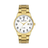 Daniel Klein D-TWO IP Gold White Dial 3 Hands Woman's Watch | DK113567-3 | Time Watch Specialists