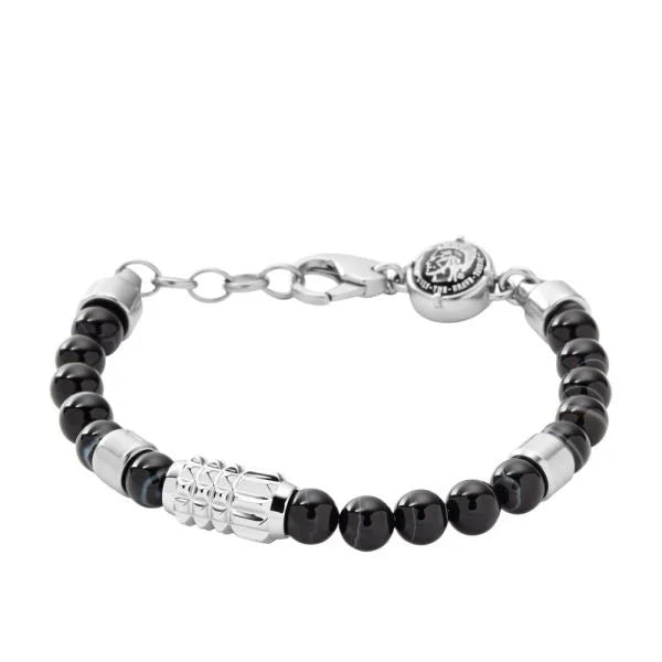 Diesel Beaded Studs Unisex Bracelet | DX0847040 | Time Watch Specialists