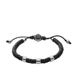Diesel Black Semi-Precious Beaded Men's Bracelet | DX1121040 | Time Watch Specialists