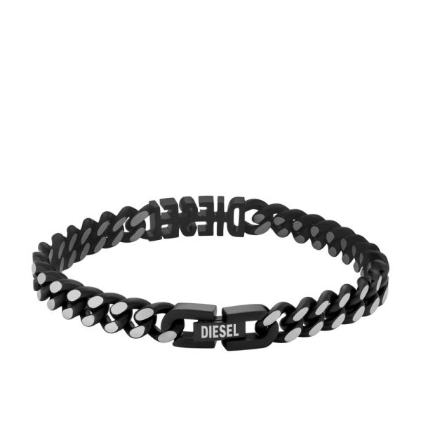 Diesel Black - Tone Stainless Steel Men's Chain Bracelet | DX1386040 | TIME Watches