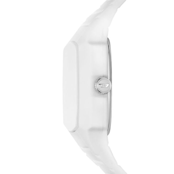Diesel Cliffhanger 2.0 Three - Hand White Silicone Men's Watch | DZ2204 | TIME Watches