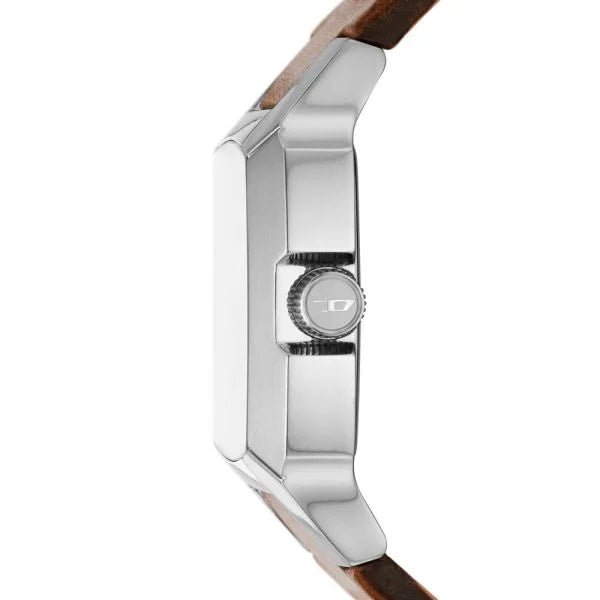 Diesel Cliffhanger Three - Hand Brown Leather Men's Watch | DZ1998 | TIME Watches