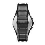 Diesel Mega Chief Black Dial Leather Men's Watch | DZ4696