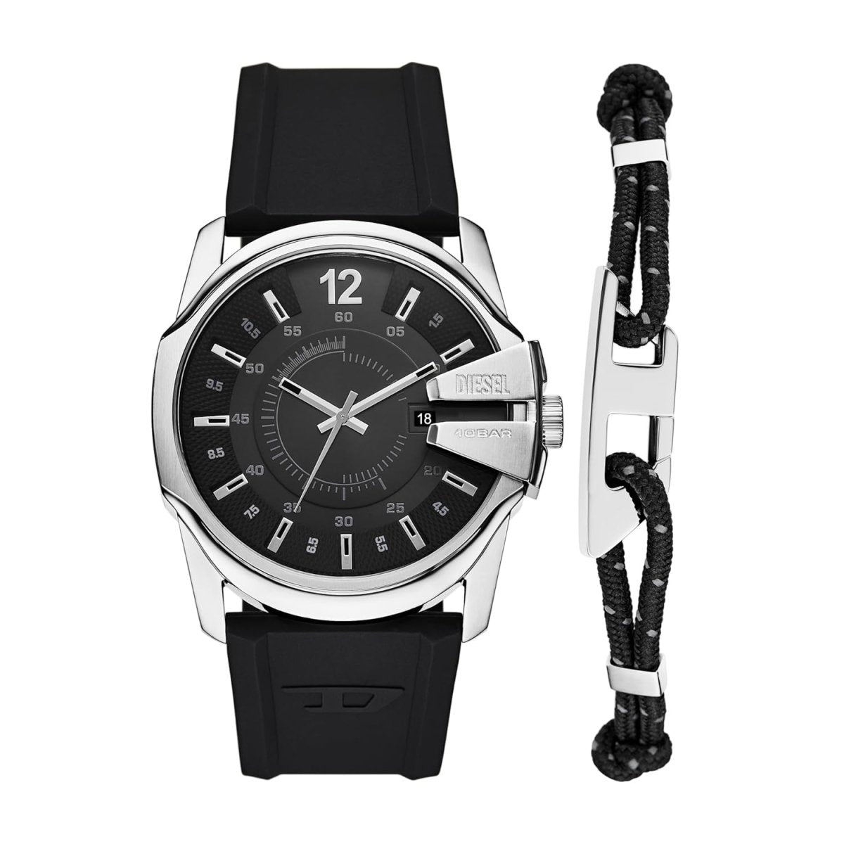 Diesel Master Chief Black Men's Watch GiftSet | DZ4700SET | TIME Watches
