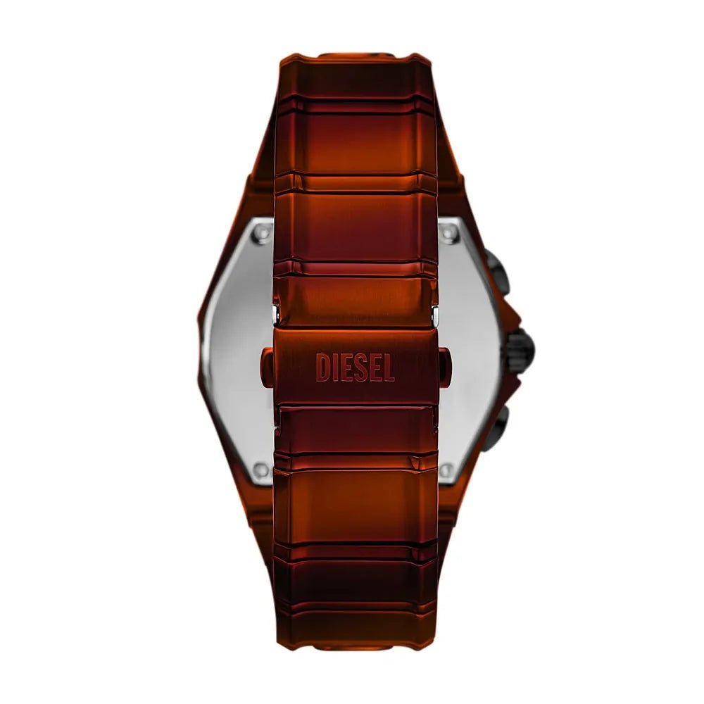 Diesel Mega Chief Black Dial and Leather 51mm Men's Watch | DZ4693 | TIME Watches