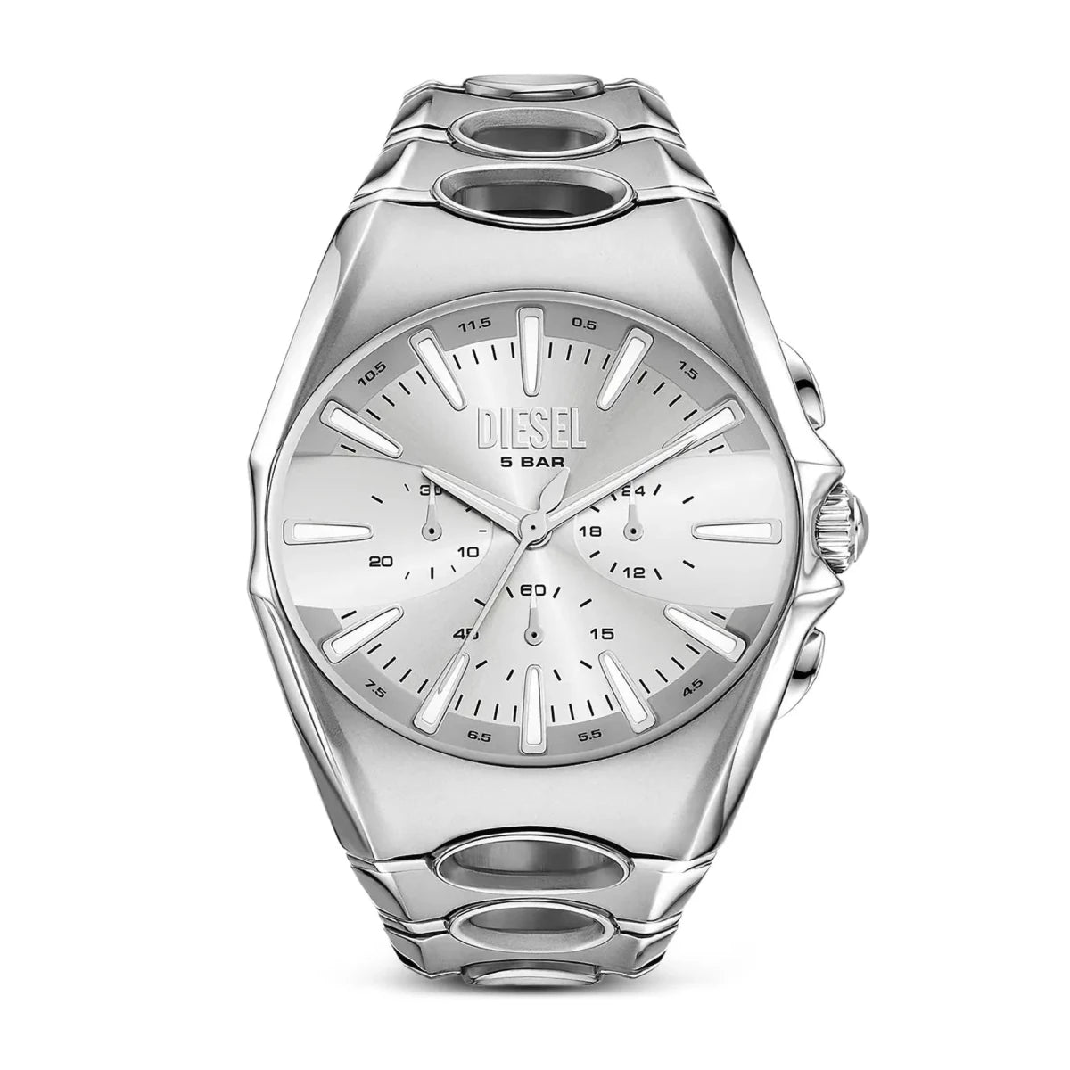 Diesel Mega Chief Black Dial Leather Men's Watch | DZ4694 | TIME Watches