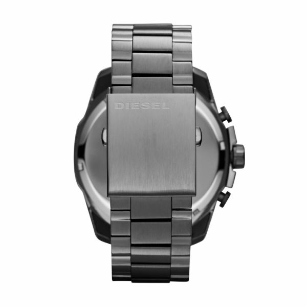 Diesel Mega Chief Chronograph Gunmetal Stainless Steel Men's Watch | DZ4282 | TIME Watches