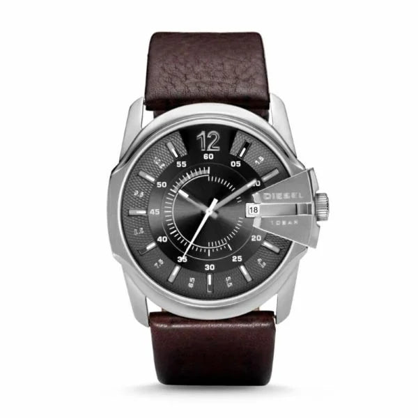 Diesel Mega Chief Grey Dial Men's Watch | DZ1206 | Time Watch Specialists
