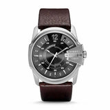 Diesel Mega Chief Grey Dial Men's Watch | DZ1206 | Time Watch Specialists