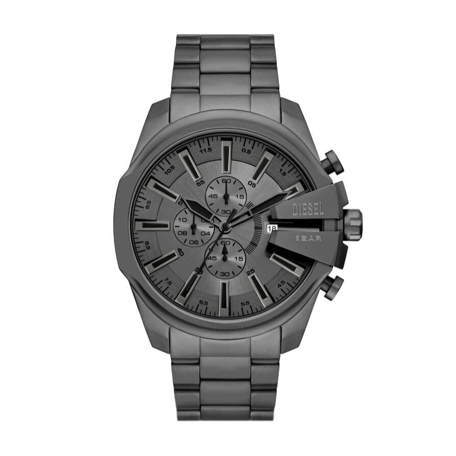 Diesel Mega Chief Slim Gunmetal Chrono Men's Watch | DZ4676 | TIME Watches