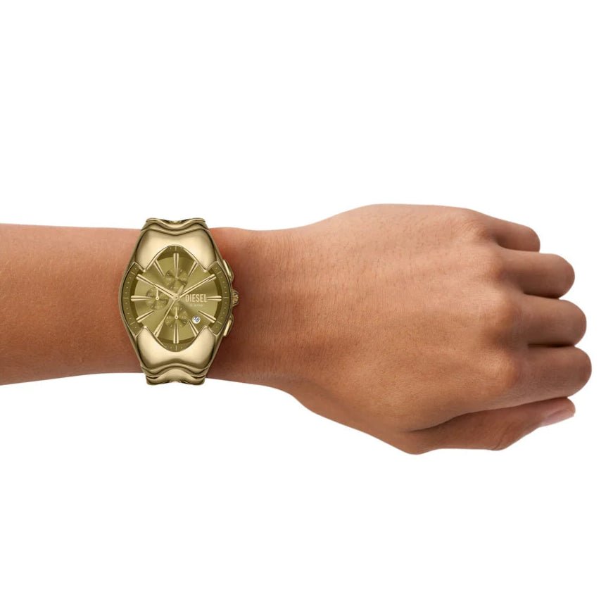 Diesel Mercurial Chronograph Gold - Tone Stainless Steel Men's Watch | DZ4681 | TIME Watches