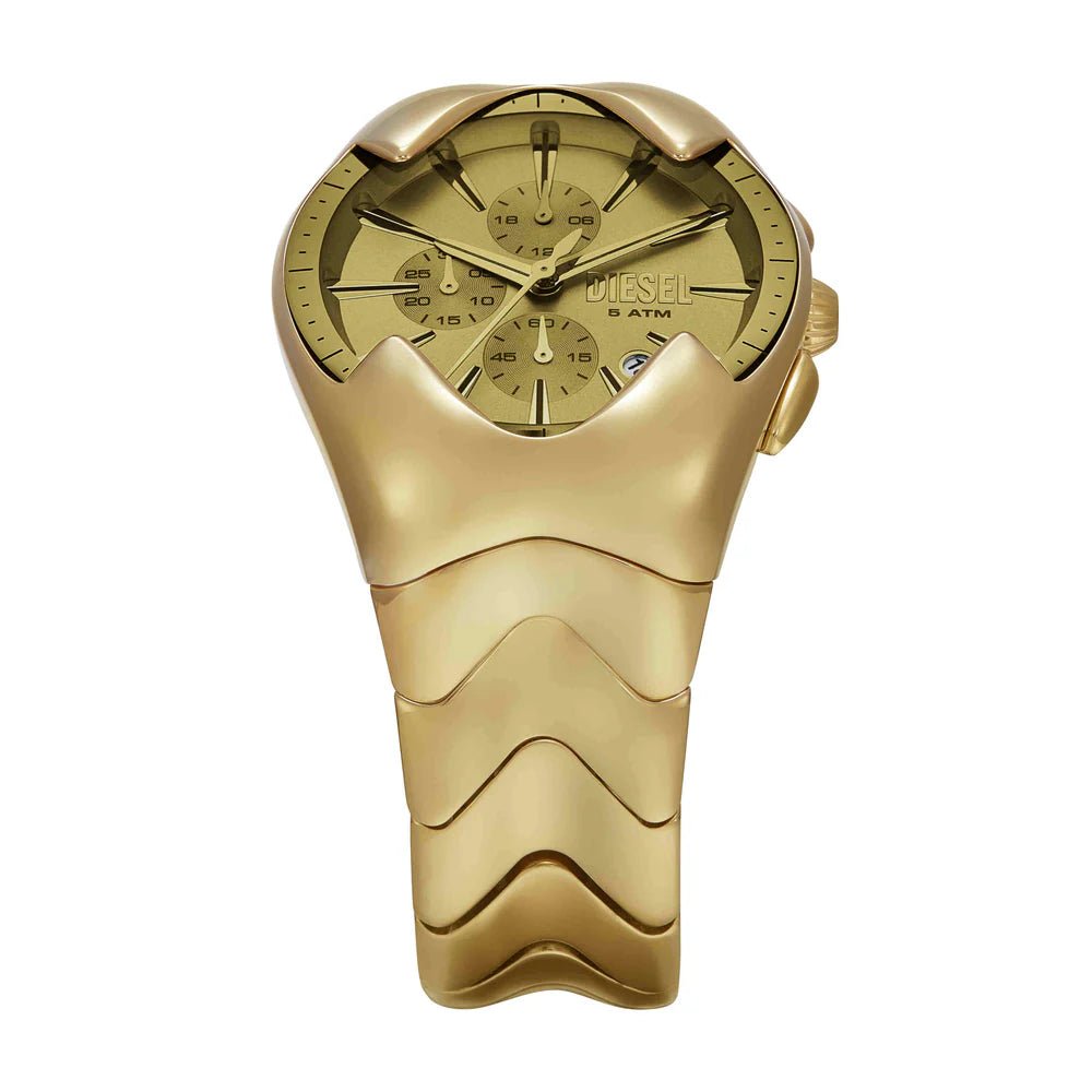 Diesel Mercurial Chronograph Gold - Tone Stainless Steel Men's Watch | DZ4681 | TIME Watches