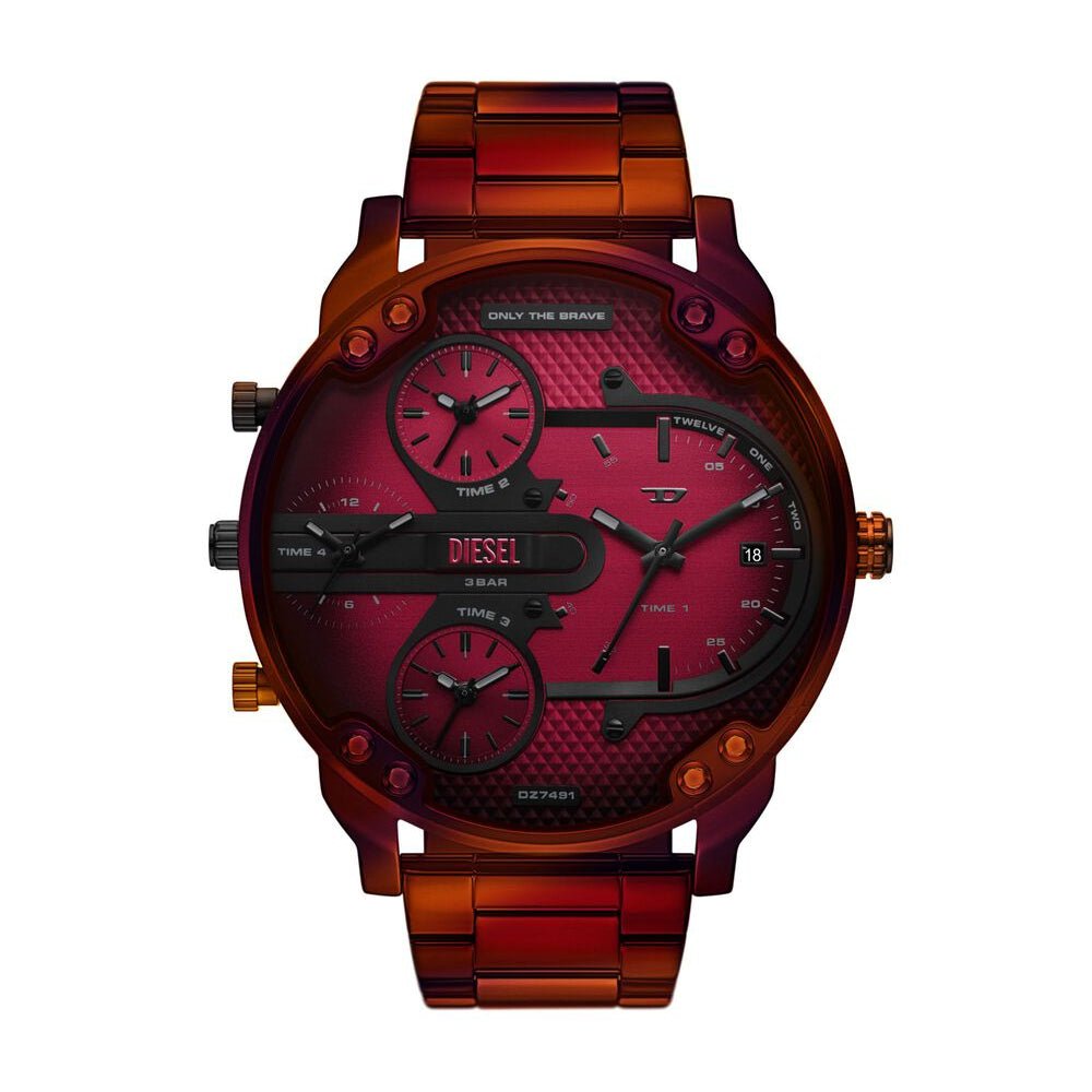 Diesel Mr. Daddy Slim Red Chronograph Men's Watch | DZ7491 | TIME Watches