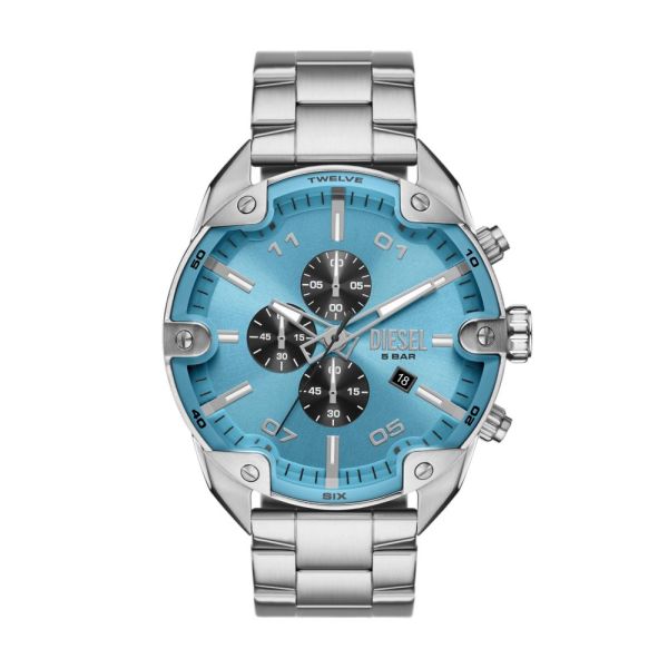 Diesel Spiked Chronograph, Stainless Steel Men's Watch | DZ4661 | TIME Watches