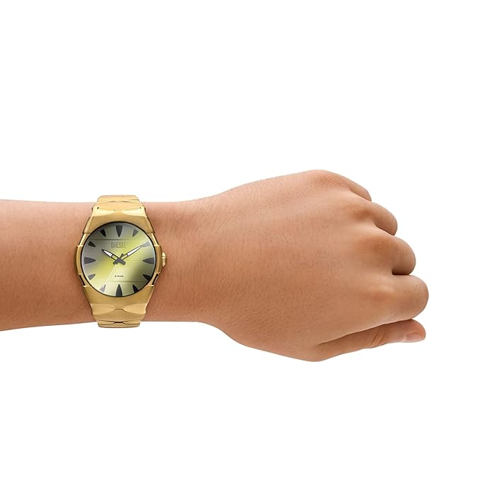 Diesel Stainless Steel Analog White Dial Men's Watch | DZ2214 | Time Watch Specialists