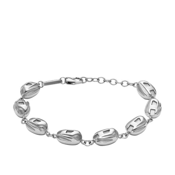 Diesel Stainless Steel Beaded Men's Bracelet | DX0966040 | TIME Watches