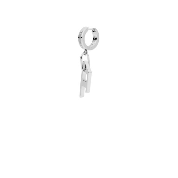 Diesel Stainless Steel Hoop Men's Earring | DX1336040 | Time Watch Specialists