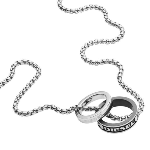 Diesel Stainless Steel Pendant Men's Necklace | DX1168040 | TIME Watches