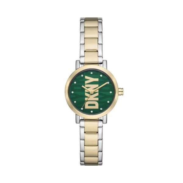 DKNY Soho White Dial and White Steel Bracelet 28mm Women's Watch | NY6676 | TIME Watches