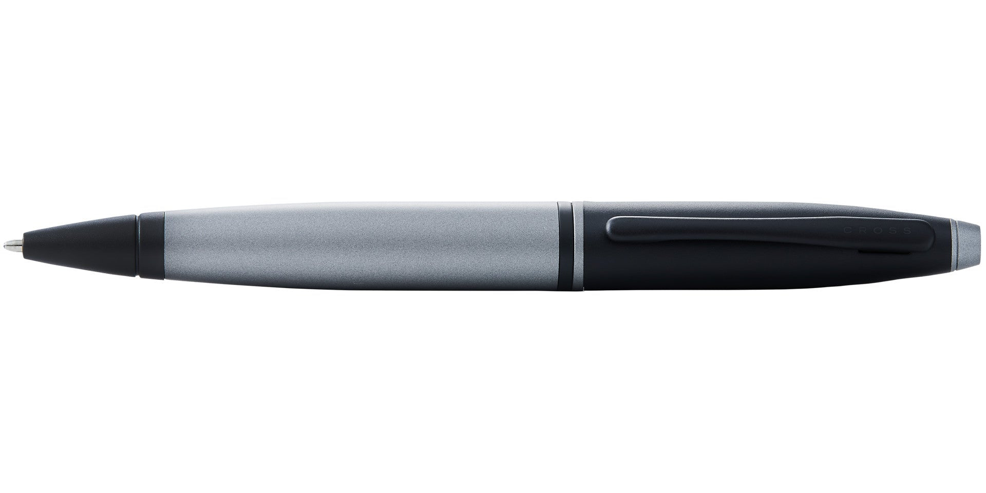 CROSS Calais Matte Gray and Black Lacquer Ballpoint Pen | AT0112-26