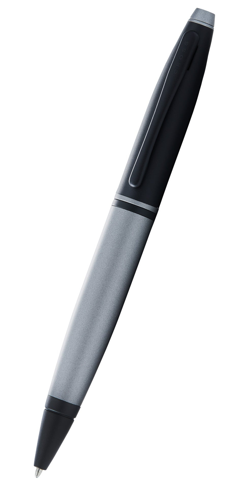 CROSS Calais Matte Gray and Black Lacquer Ballpoint Pen | AT0112-26