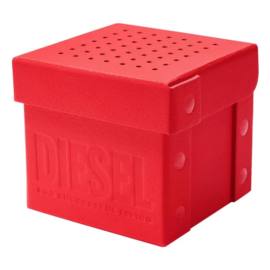 Diesel Framed Solar-Powered Blue Dial with Black Strap Men's Watch | DZ4679