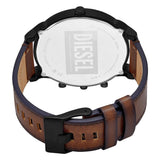 Diesel Mr. Daddy Slim Chronograph Brown Leather Strap Men's Watch  | DZ7492