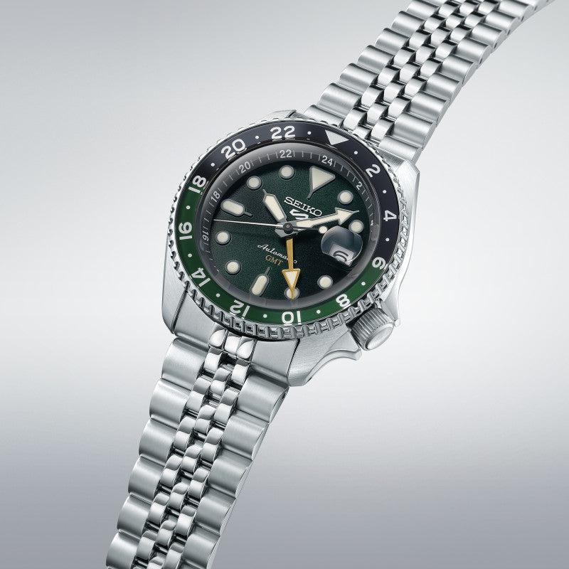 Seiko Automatic Green Dial Stainless Steel Men's Watch | SSK035K1