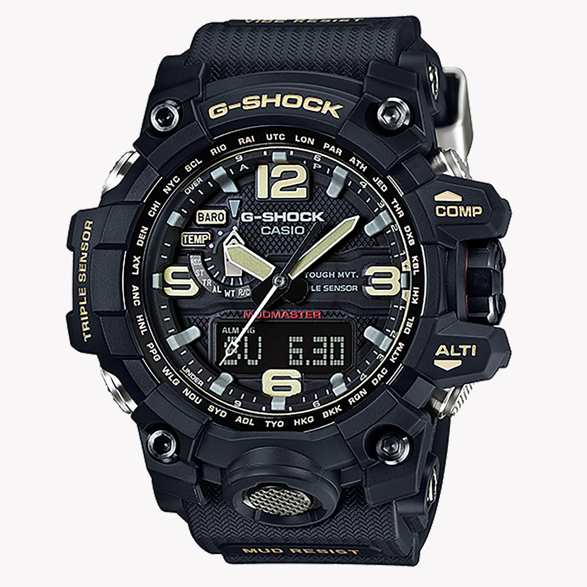 Casio G-Shock Mudmaster Black Dial Men’s Watch | GWG-1000-1ADR