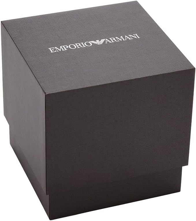 Emporio Armani Chronograph Black Dial and Black Stainless Steel 46mm Men's Watch | AR2460