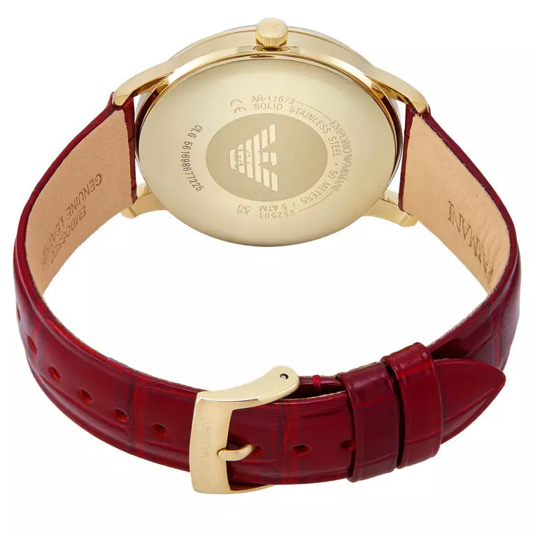 Emporio Armani Chronograph Blue Dial Stainless Steel Men's Watch | AR11673