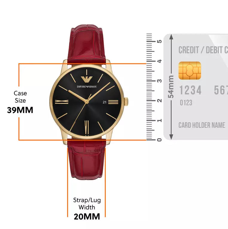 Emporio Armani Chronograph Blue Dial Stainless Steel Men's Watch | AR11673