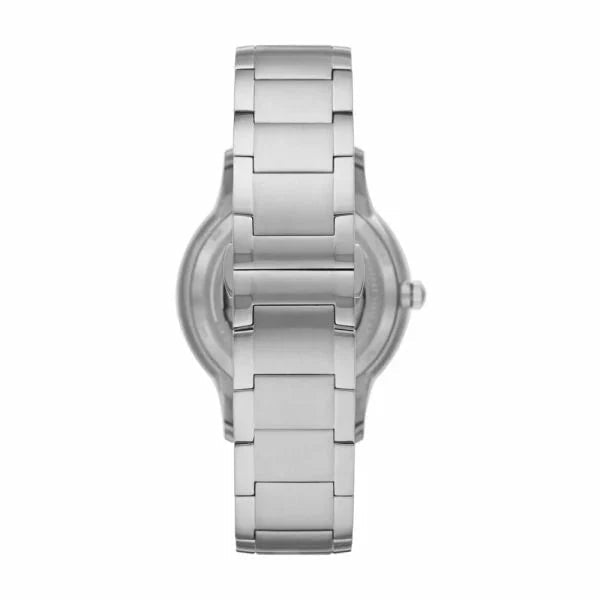 Emporio Armani Automatic Black Dial and Silver Stainless Steel 43mm Men's Watch | AR60055 | TIME Watches