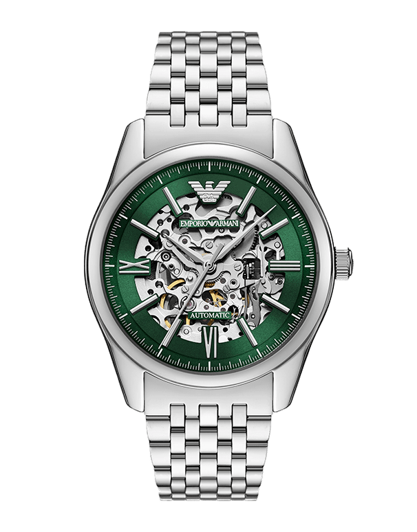 Emporio Armani Automatic Dial and Green Stainless Steel 43mm Men's Watch | AR60091 | TIME Watches