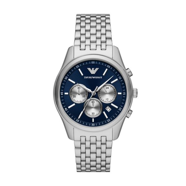 Emporio Armani Chronograph Black Dial and Black Stainless Steel 41mm Men's Watch | AR11582 | TIME Watches