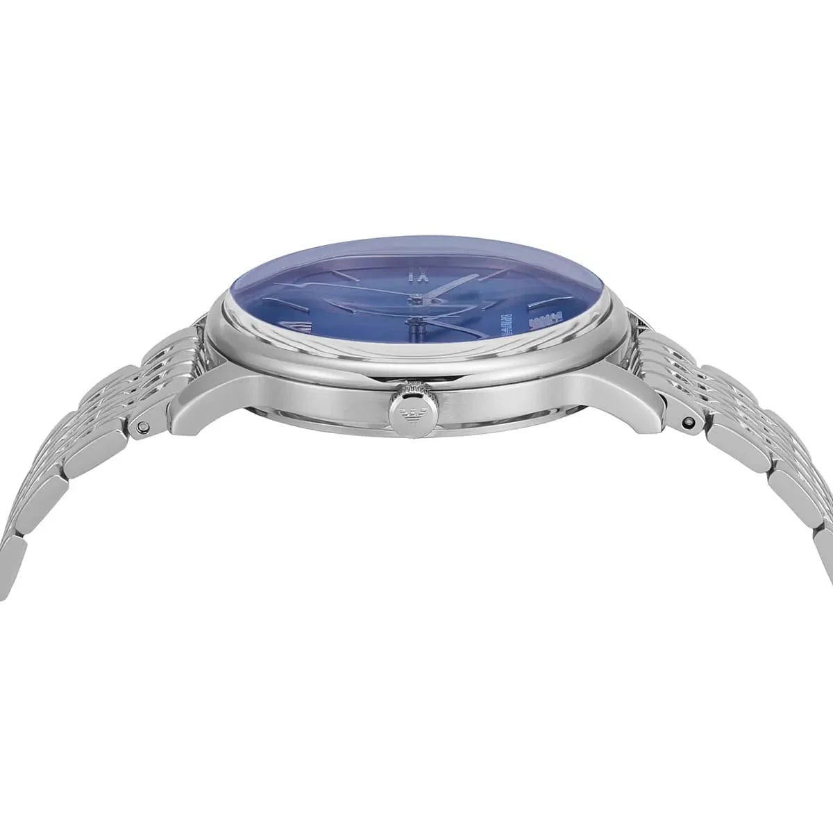 Emporio Armani Chronograph Blue Dial and Silver Stainless Steel 43mm Men's Watch | AR11674 | TIME Watches