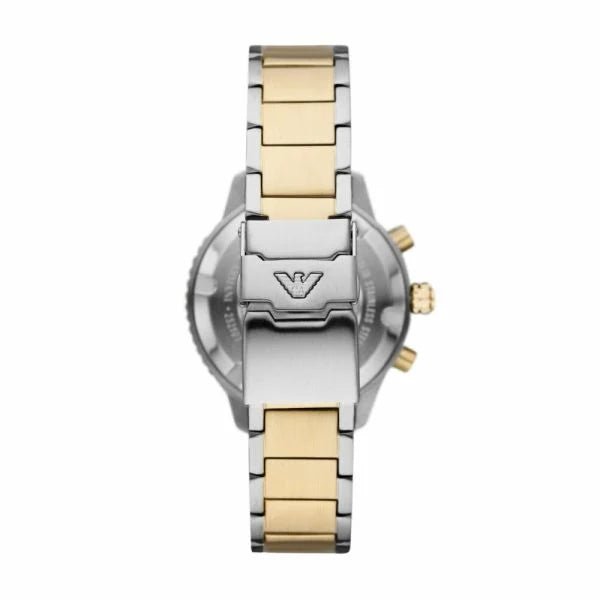 Emporio Armani Chronograph Two - Tone Stainless Steel Men's Watch | AR11362 | Time Watch Specialists