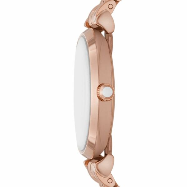 Emporio Armani Classic Mother of Pearl Dial and Rose Gold Stainless Steel 32mm Women's Watch | AR11446 | TIME Watches