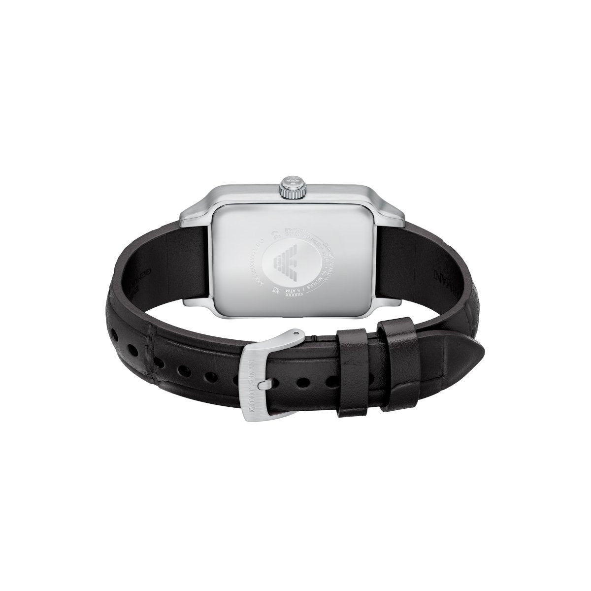 Emporio Armani Diego Silver Dial and Brown Leather 36mm Men's Watch | AR11756 | TIME Watches