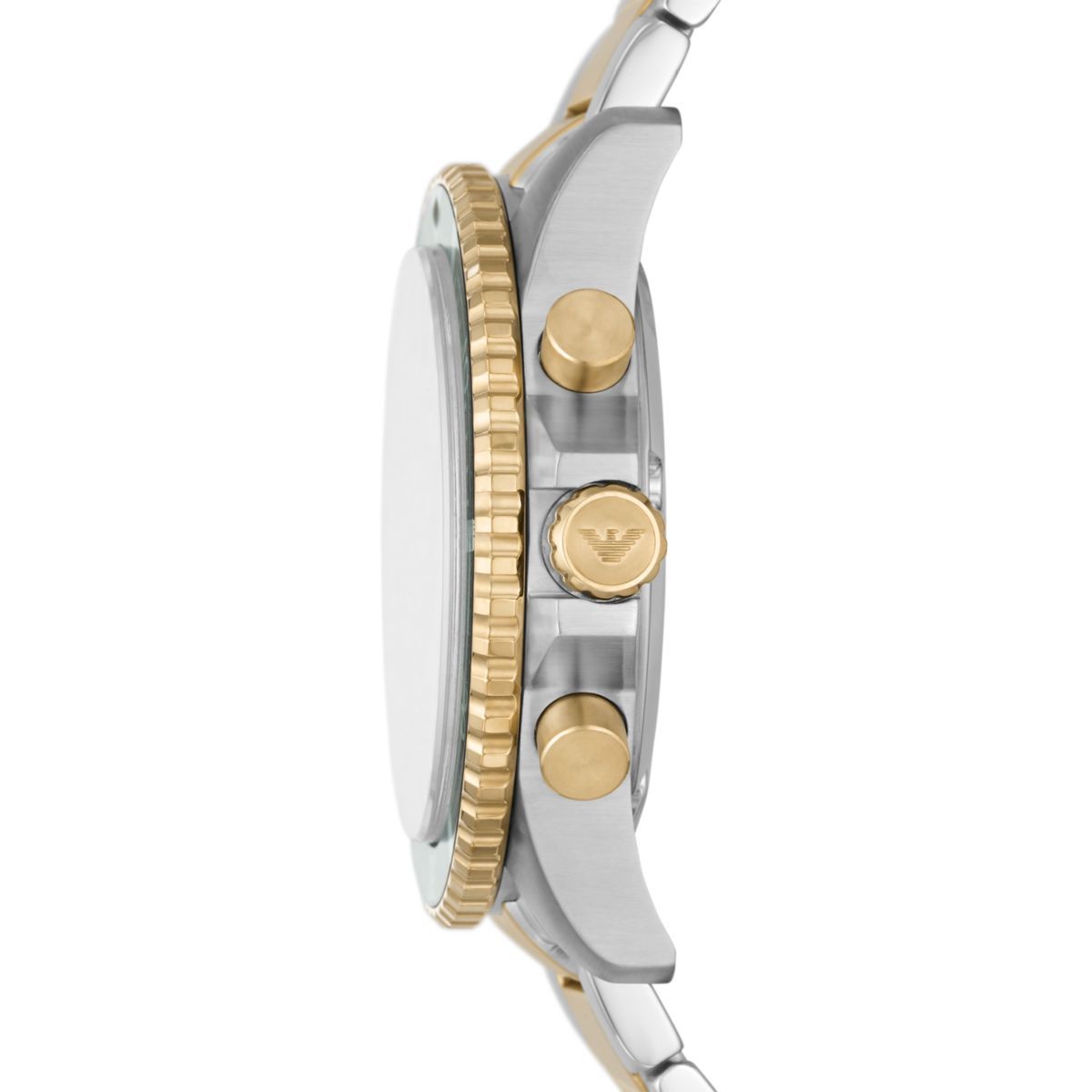 Emporio Armani Diver Two-Tone Dial and Two-Tone Stainless Steel 44mm Men's Watch | AR11361