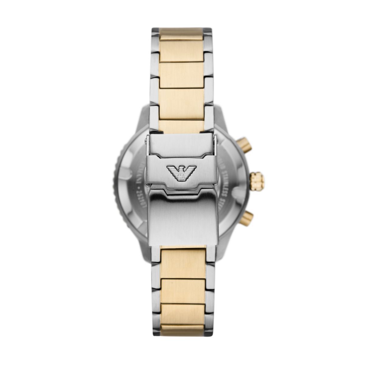 Emporio Armani Diver Two-Tone Dial and Two-Tone Stainless Steel 44mm Men's Watch | AR11361