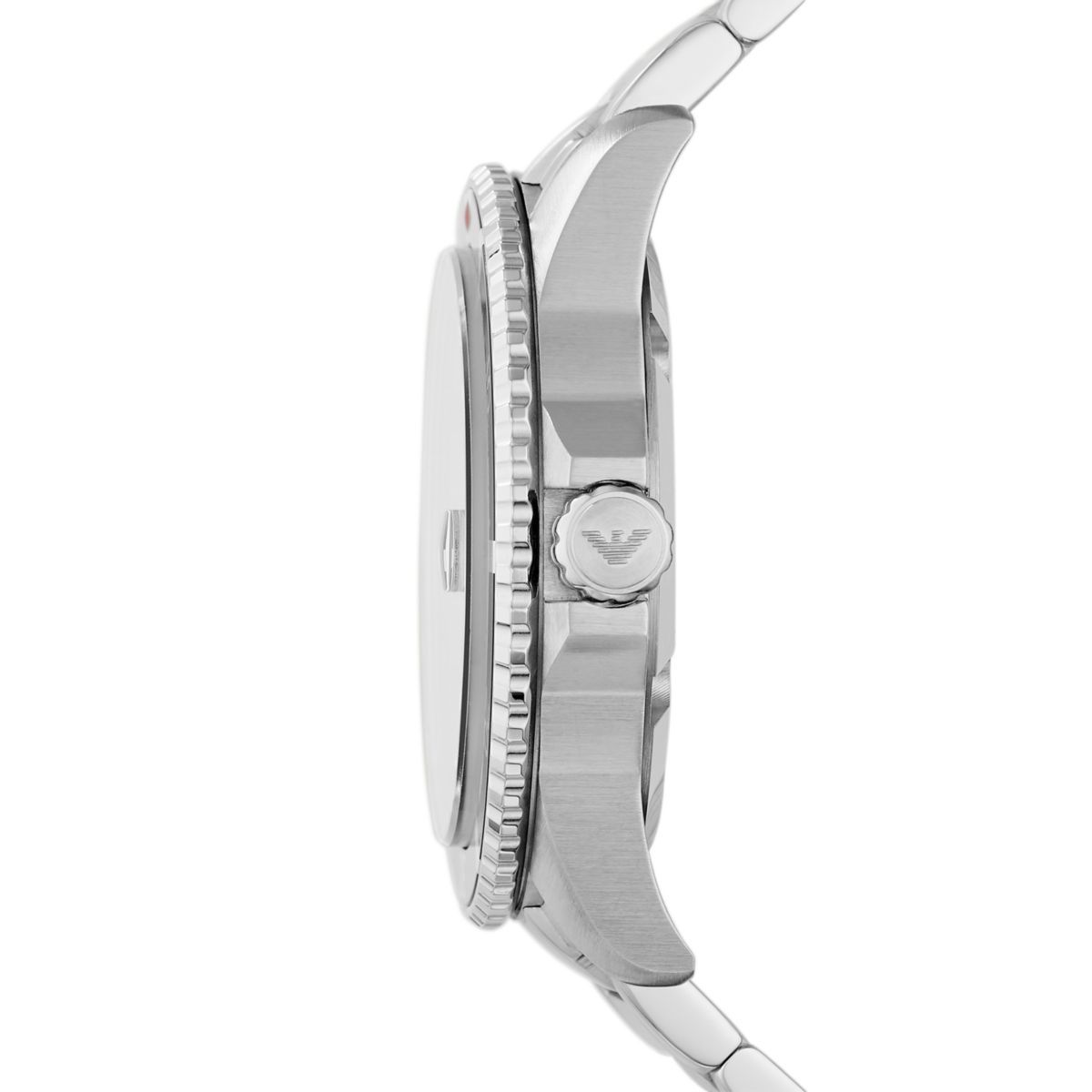 Emporio Armani Diver Black Dial and Silver Stainless Steel 43mm Men's Watch | AR11339