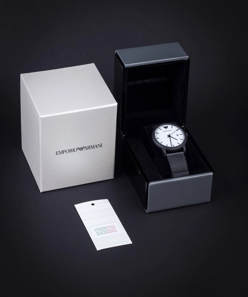 Emporio Armani Federico Stainless Steel Men's Watch | AR11620 | Time Watch Specialists