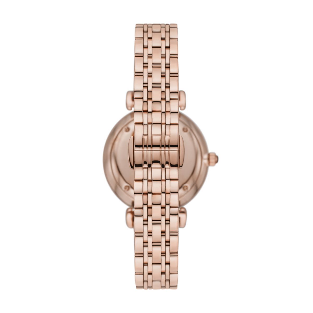 Emporio Armani Gianni T-Bar Rose Gold Dial and Rose Gold Stainless Steel 36mm Women's Watch | AR11423