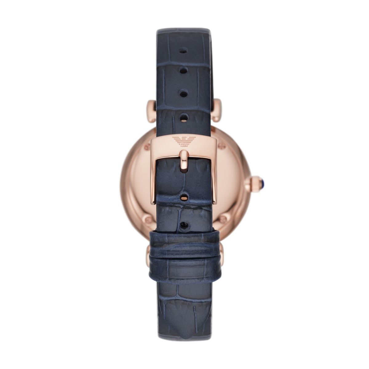 Emporio Armani Gianni T-Bar Blue Dial and Blue Leather 40mm Watch | AR11424