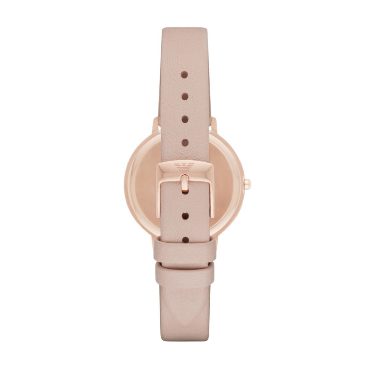 Emporio Armani Kappa Rose Gold Dial and Rose Gold Leather 38mm Women's Watch | AR2510