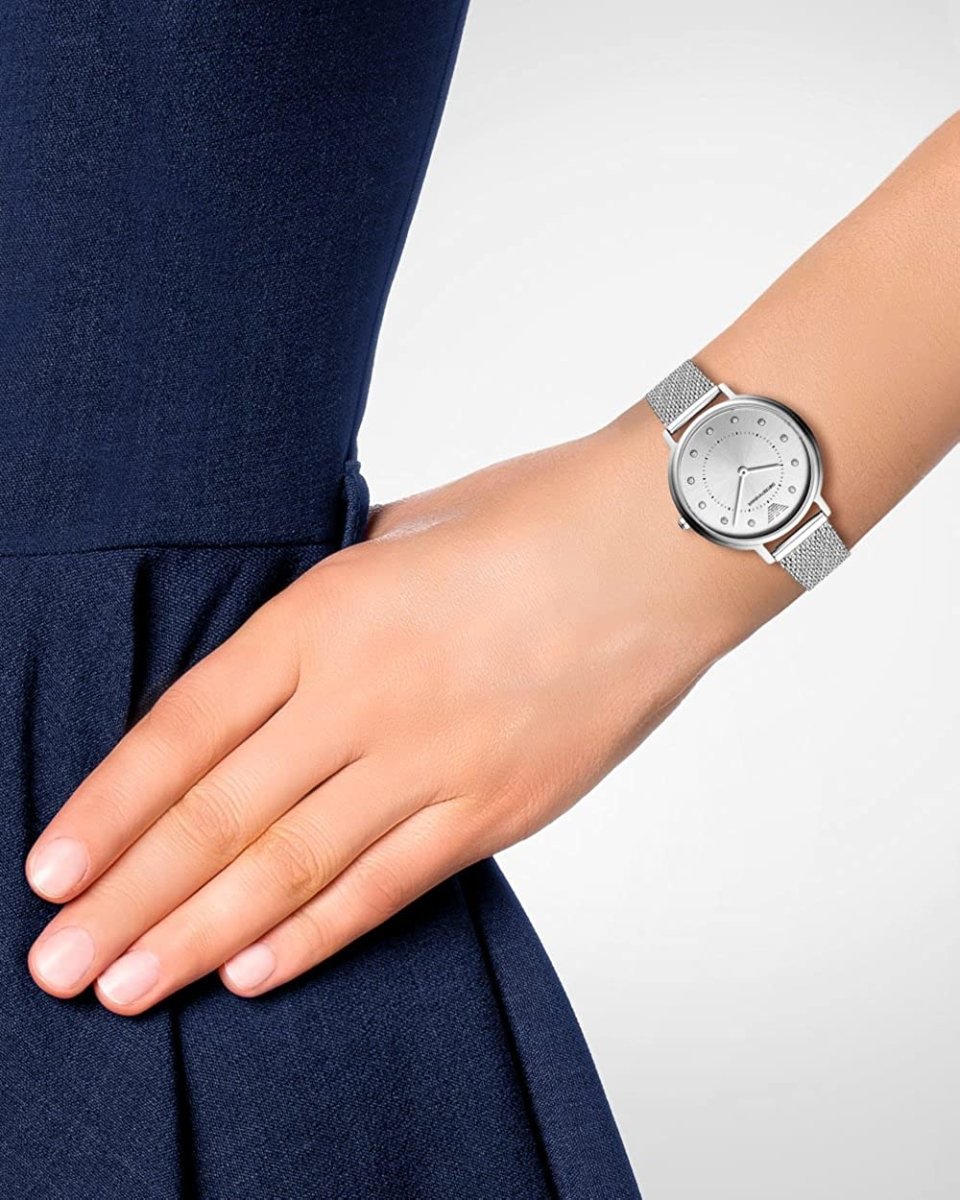 Emporio Armani Kappa Rose Gold Dial and Rose Gold Leather 38mm Women's Watch | AR2510